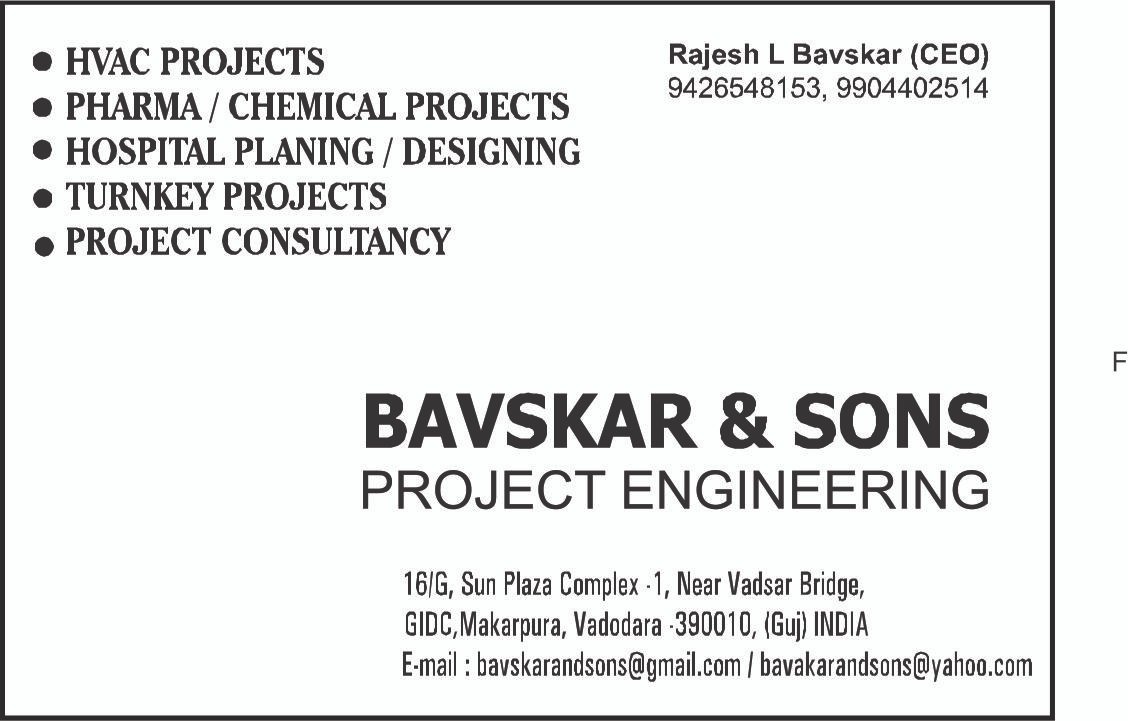 Image for BAVSKAR & SONS PROJECT ENGINEERING